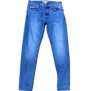 FOREVER 21 DENIM Jeans Pants Men's 32 Blue Skinny Fit​​​​​​​
